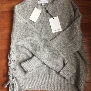 Great sweater with tie sides